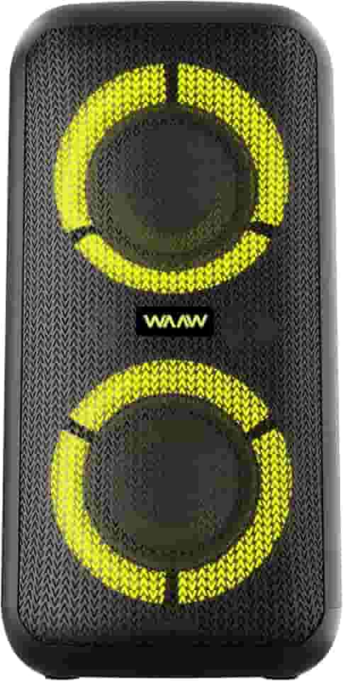 WAAW by ALOK Caixa de Som INFINITE 200 Bluetooth, Tipo Torre, 4 Alto-Falantes com LED's Dinâmicos, TWS, 160W RMS