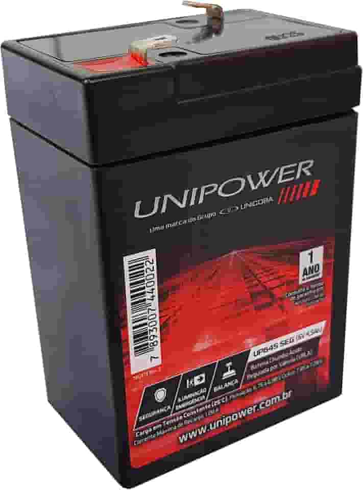 Unipower UP645SEG Bateria 6V, 4.5AH