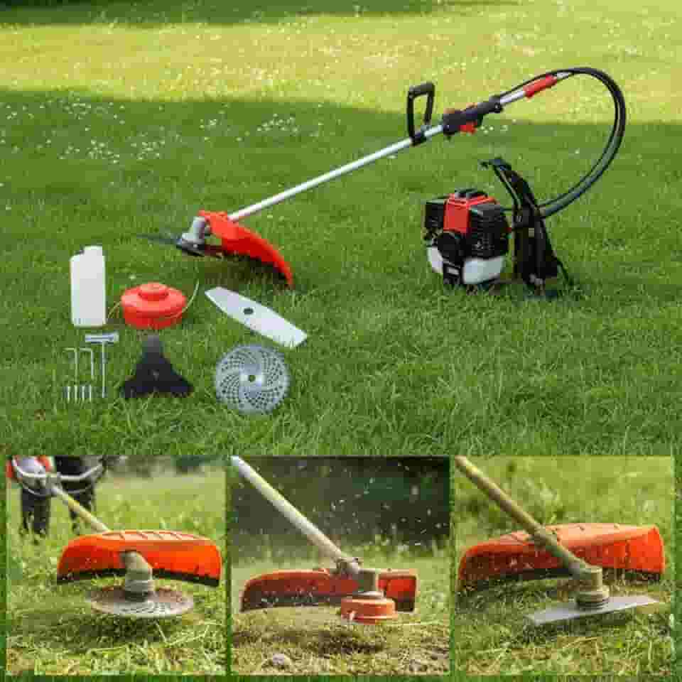 Roçadeira à Gasolina Costal Profissional 65cc 3hp + 80 Dentes