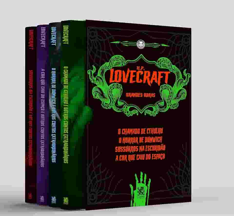 Grandes Obras de H.P Lovecraft | Box com 4 Livros