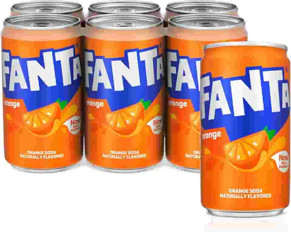 Fanta Laranja, 221 ml (pacote com 6)