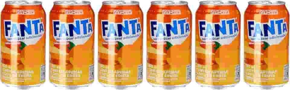 Pack de Fanta Laranja Zero lata 350ml 6 unidades