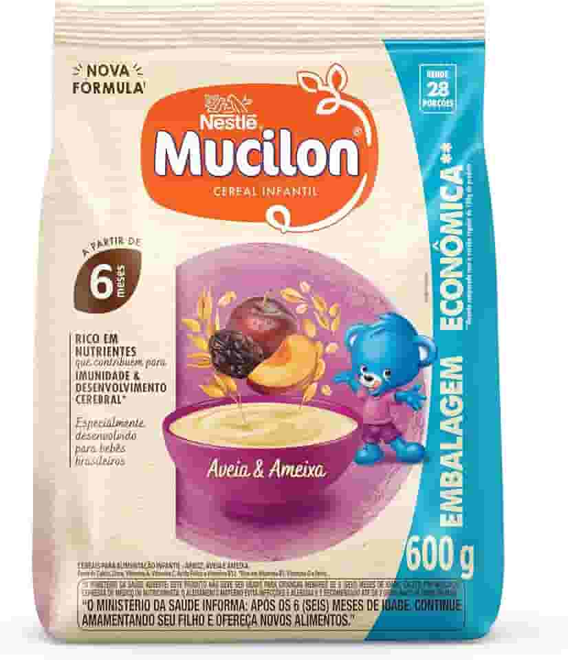 Cereal Infantil Mucilon Aveia e Ameixa 600g