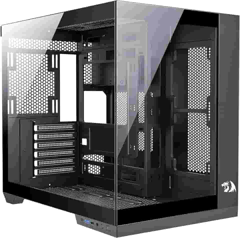 Gabinete Gamer Redragon Wideload Pro - Mid Tower, USB 3.0+2.0, Aquário, Vidro Panorâmico