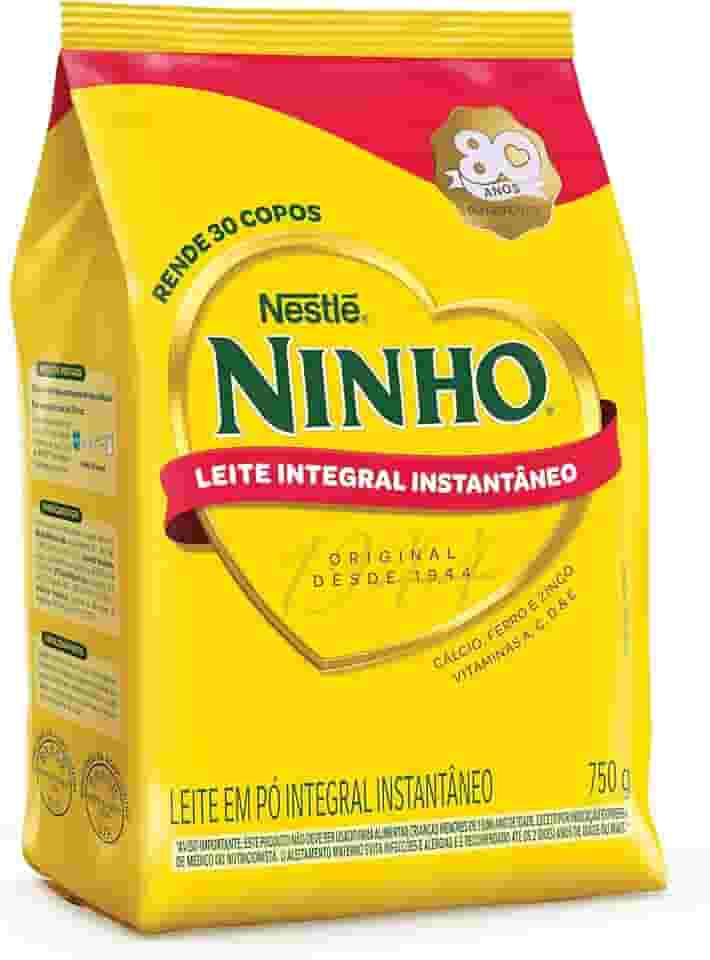 Leite em Pó Ninho Integral Instantâneo Sachê 750g