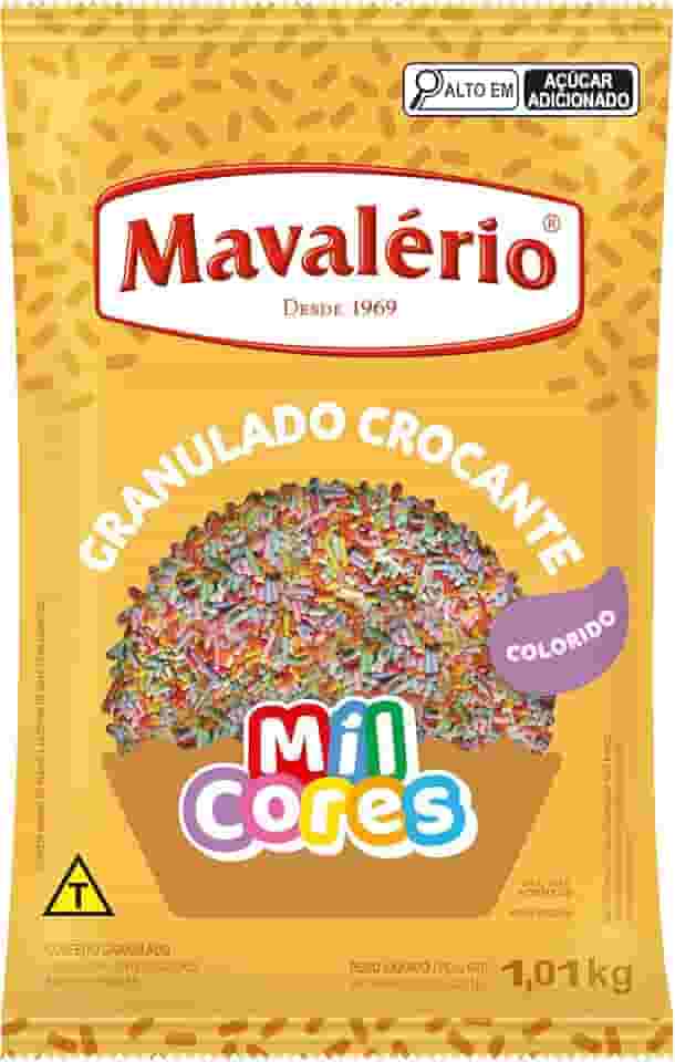 CROCANTE GRANULADO COLORIDO 1KG MAVALÉRIO