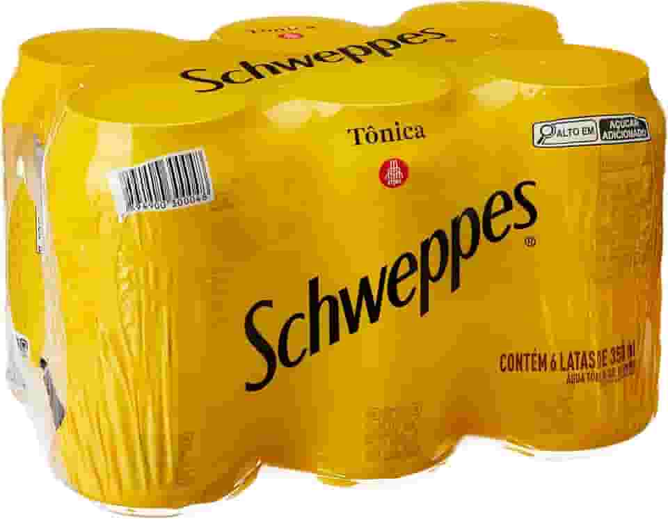 Pack de SCHWEPPES Tônica 350ml 6 unidades