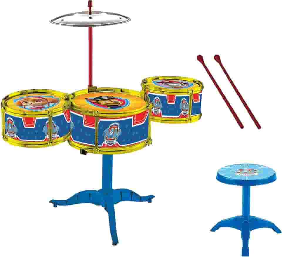 Instrumentos Musicais - Bateria Peq - Patrulha Canina