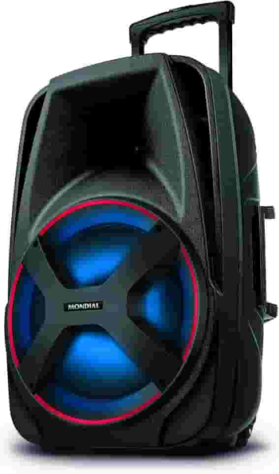 MONDIAL Caixa de Som Amplificada Connect Power II, Bivolt, Preto/Vermelho, 500W RMS - CM-550