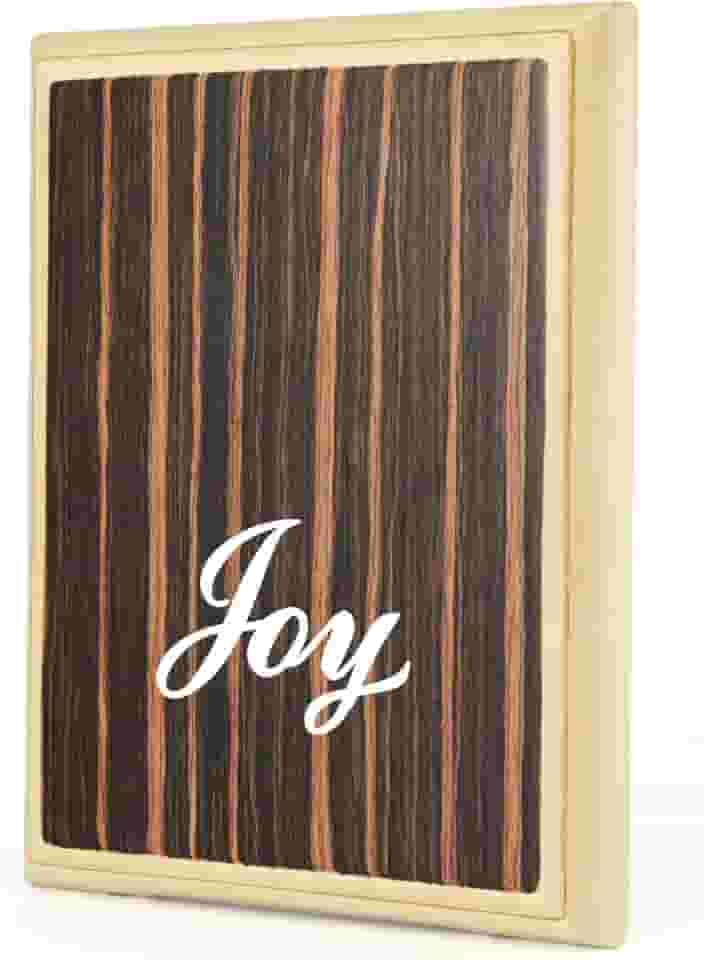 Joy Cajon Série 101 com corpo de madeira de bétula e batida de ébano com veias, mini almofada (JOY101)
