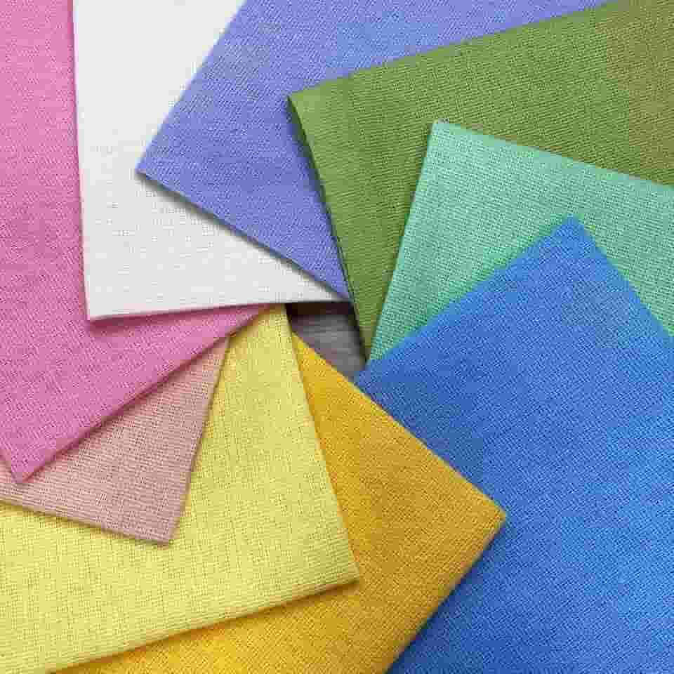 Pano De Prato Com Bainha Color Liso 67x41-10 Unidades