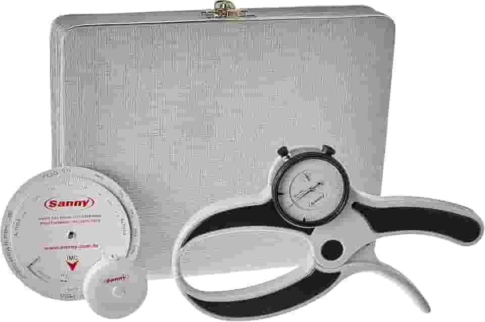 Adipometro/Plicometro CientificoSANNY, Branco, Único