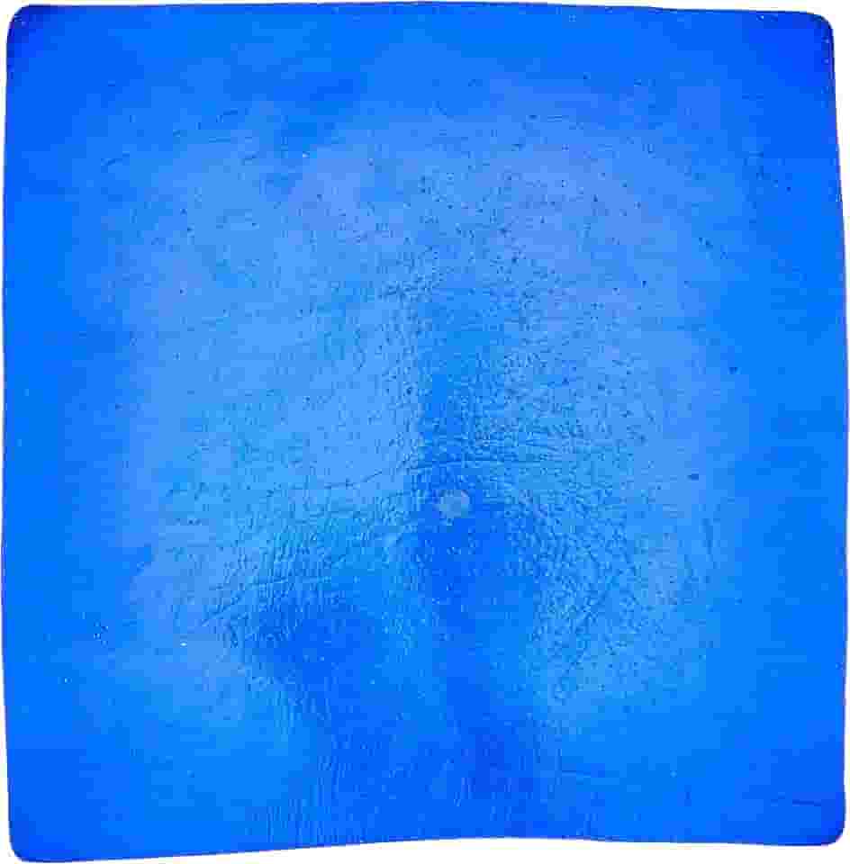 Almofada Interna em Gel para Banco de Moto, Ortho Pauher, Azul, 25 Cm X 25 Cm X 2 Cm