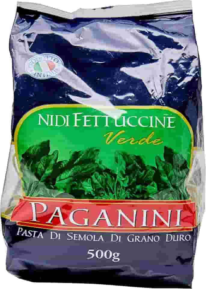 Macarrão Fettuccine Nidi Verde Paganini 500g