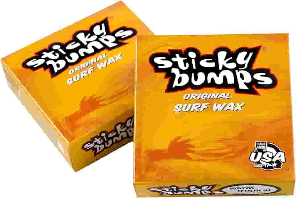 Sticky Bumps Cera de surfe quente/trop (pacote com 3)