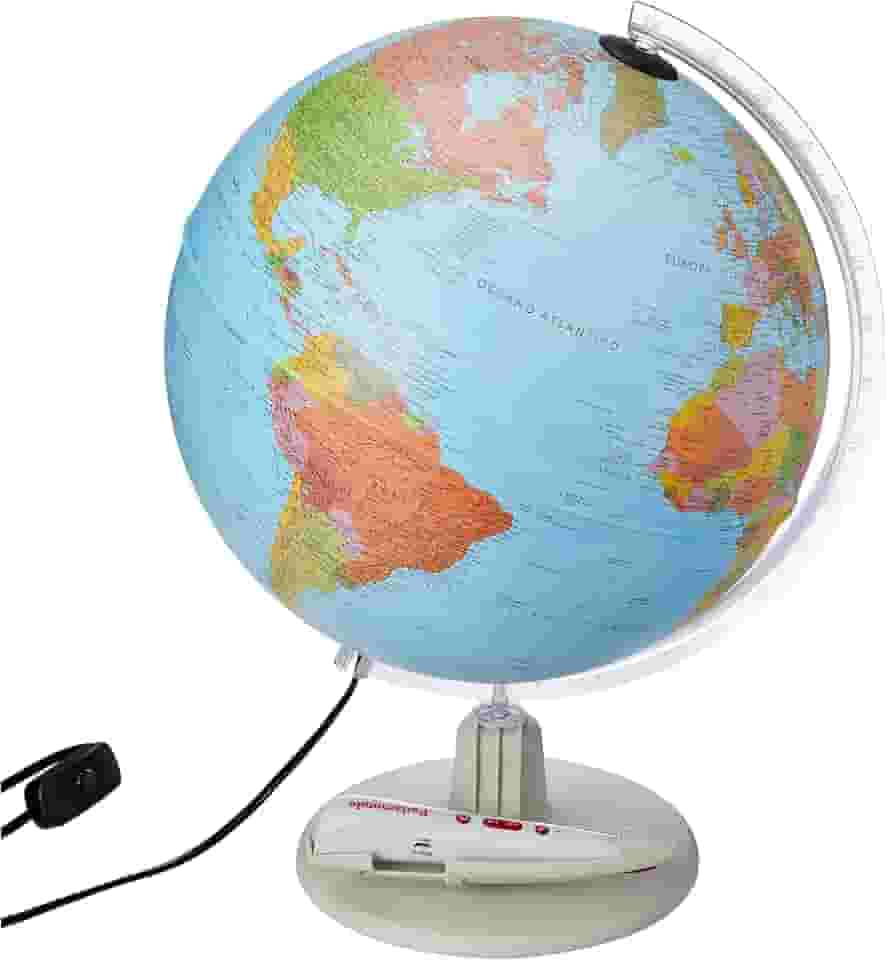 TECNODIDATTICA Globo Terrestre - 30 Cm - Parlamondo, bege