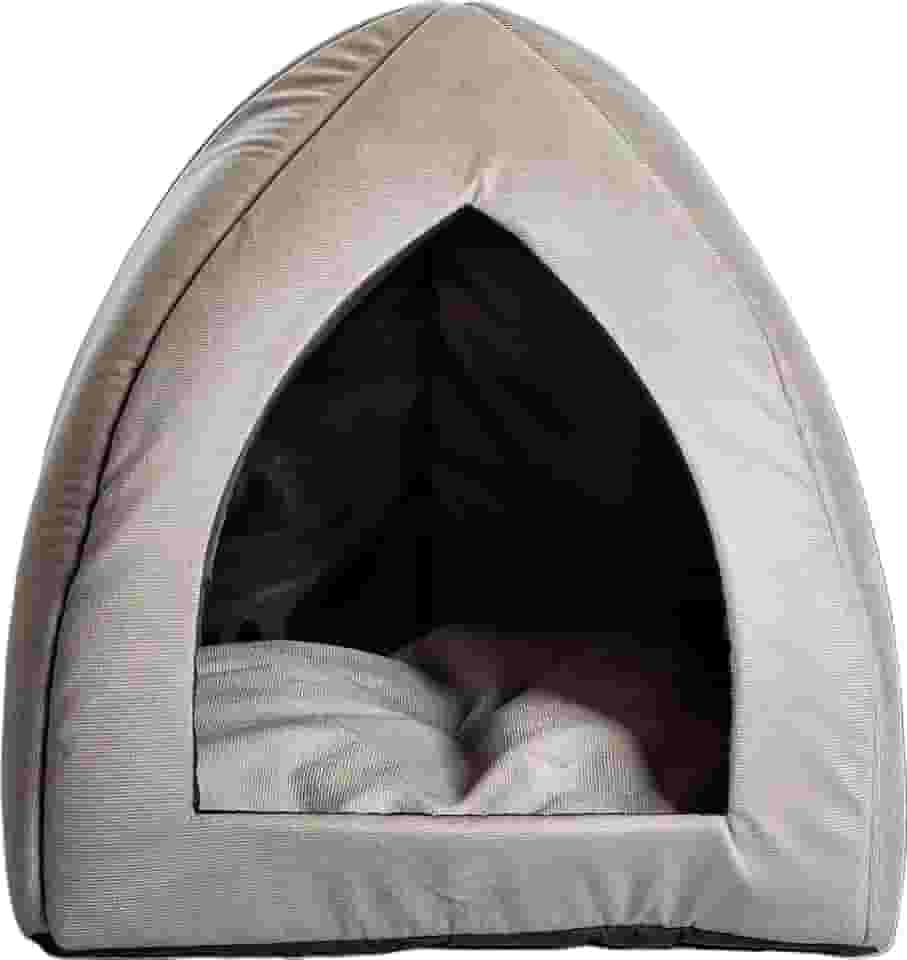 Cama Oca para Pets tipo Cabana Iglu Cinza