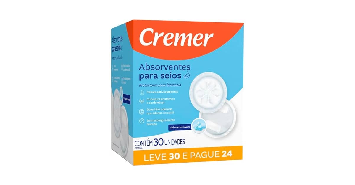 Melhor Absorvente para Seio: 10 Opções de Alta Absorção