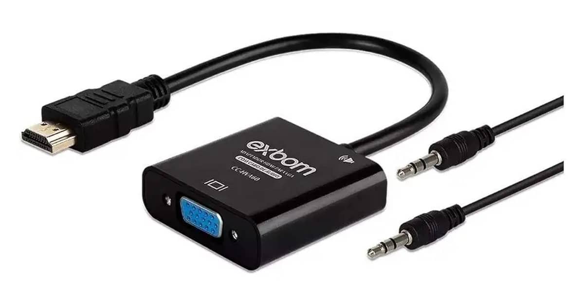 Melhor Adaptador HDMI para VGA: 10 Modelos com Áudio