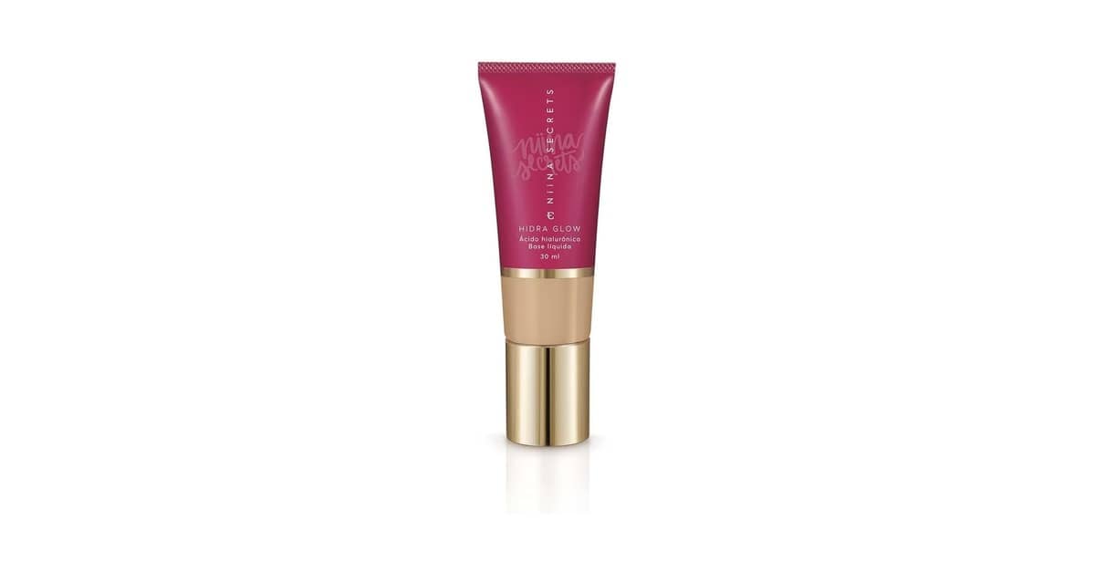 Melhor Base Líquida Eudora Niina Secrets Hidra Glow: Glow Perfeito