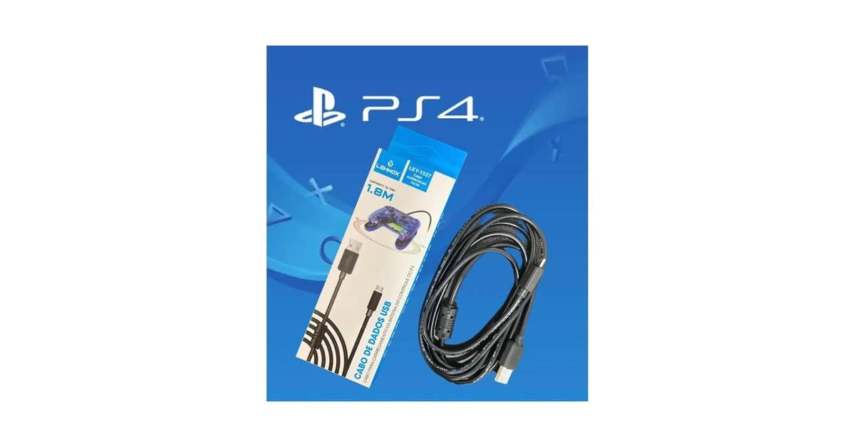 Melhor Cabo para Controle Ps4: Conexão Estável e Carregamento Rápido
