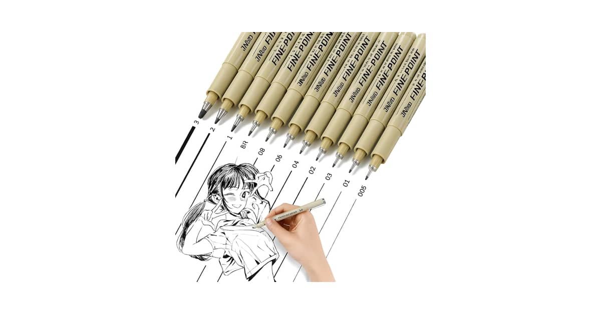 Melhor Caneta para Desenho: 10 Modelos Profissionais