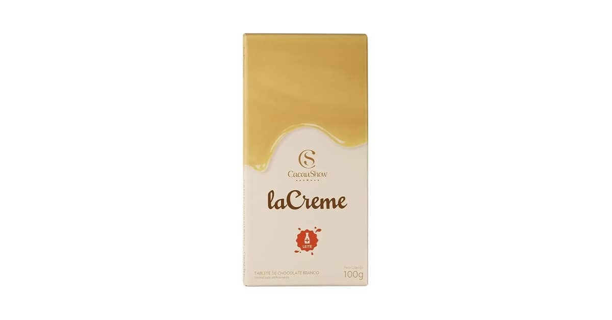 Melhor Chocolate Branco da Cacau Show: LaCreme e Bytes em Destaque