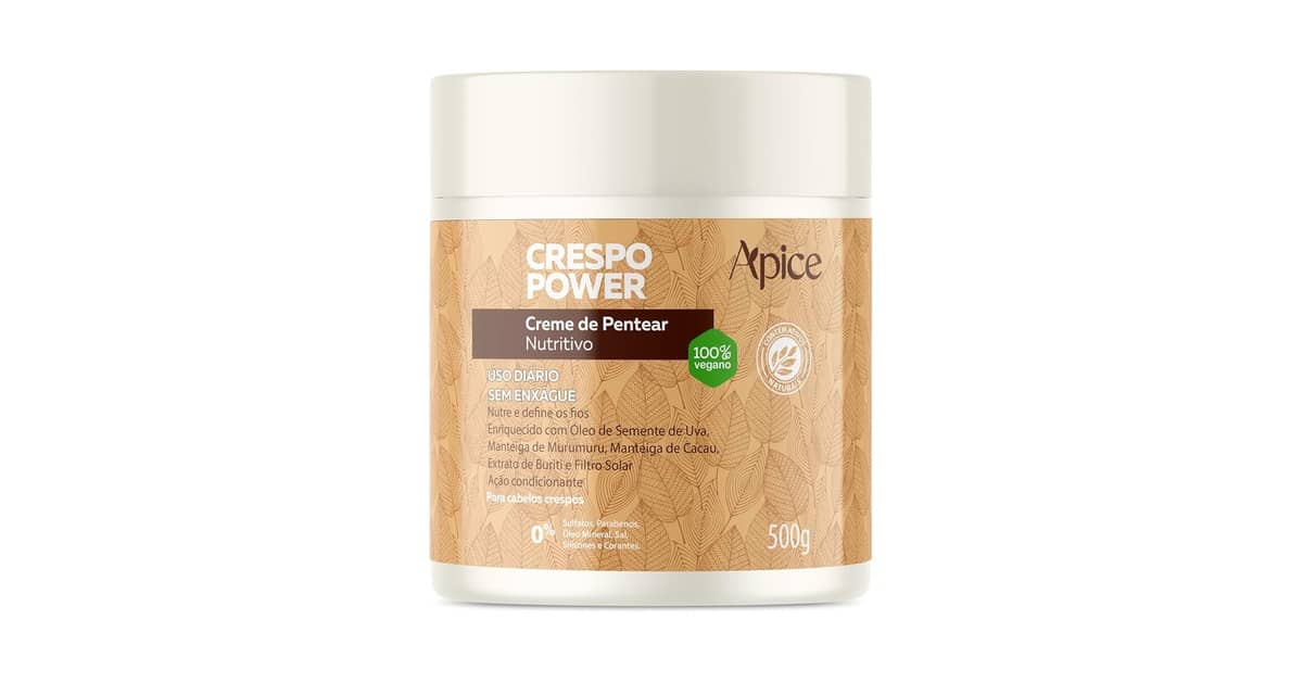 Melhor Creme para Cabelo Crespo Feminino: Definição e Nutrição
