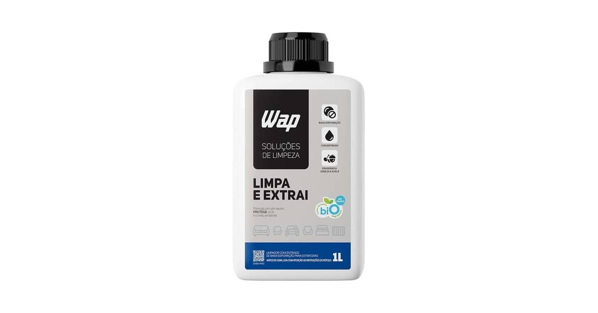 Melhor Detergente para Extratora: Limpeza Profunda e sem Espuma