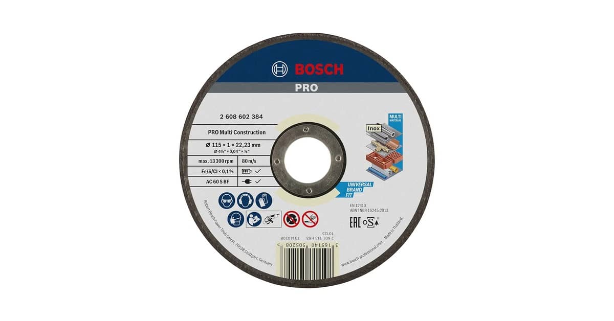 Melhor Disco de Corte para Esmerilhadeira: Guia de Escolha