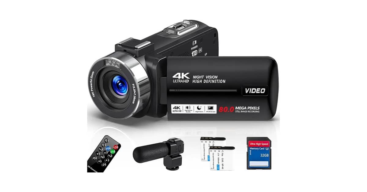 Melhor Filmadora 4K Profissional para Transmissão ao Vivo: 7 Modelos de Alta Performance