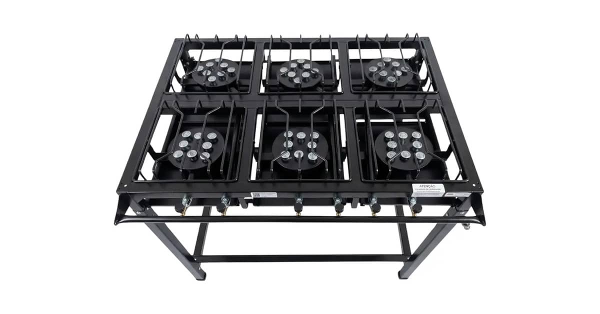 Melhor Fogão Industrial de 6 Bocas: 10 Modelos de Alta Eficiência