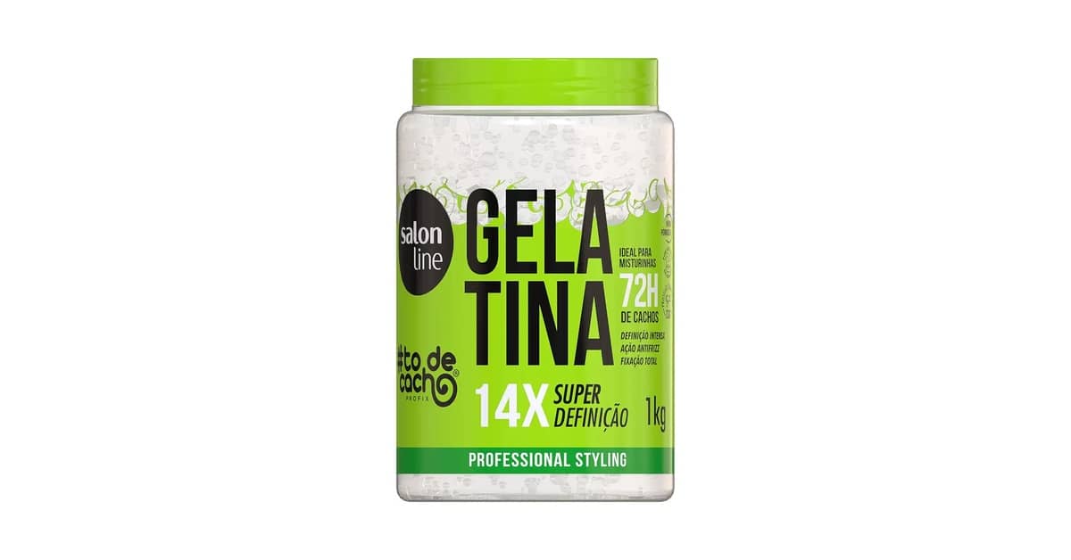Melhor Gelatina da Salon Line: Guia para Cachos Definidos