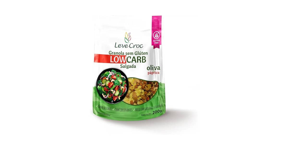 Melhor Granola Salgada: Descubra Opções Low Carb e Sem Glúten