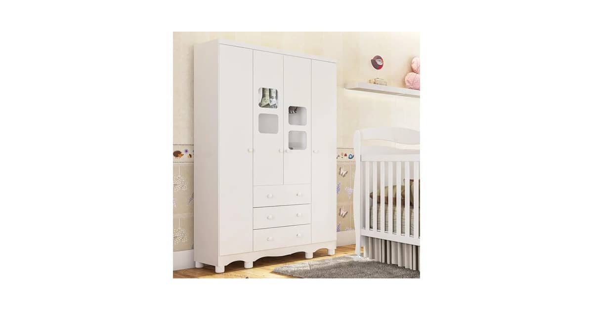 Melhor Guarda-Roupa para Bebê: 10 Modelos Duráveis