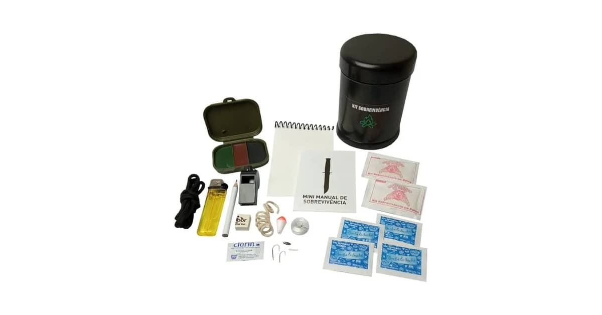 Melhor Kit de Sobrevivência do Mundo: Ferramentas Essenciais
