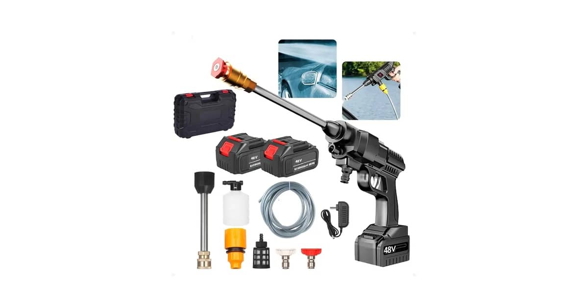 Melhor Lavadora de Alta Pressão Portátil: Potência e Mobilidade