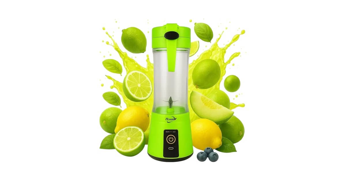 Melhor Liquidificador para Suco Verde: Portátil e Potente!