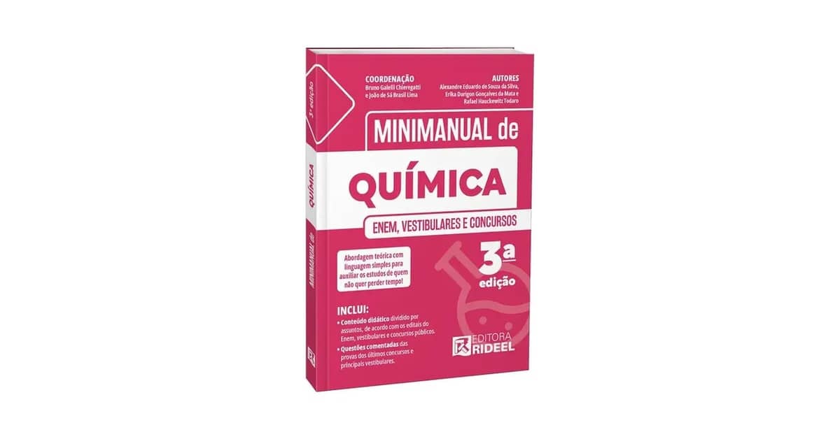 Melhor Livro de Química para Vestibular: Guia Essencial