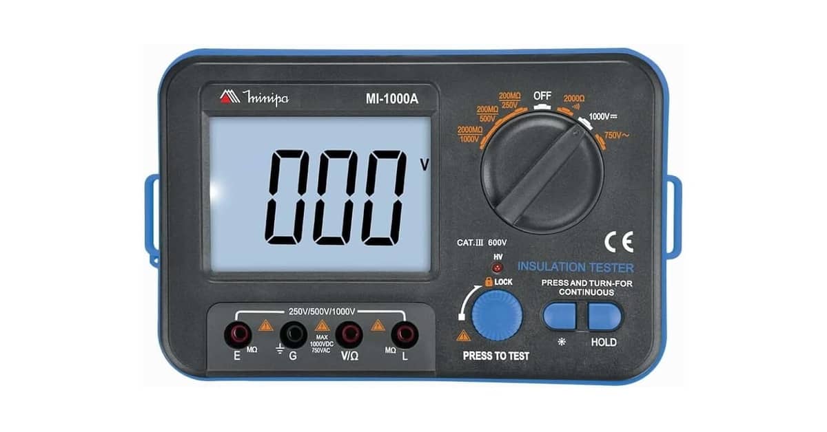 Melhor Megometro: Teste de Isolamento Preciso