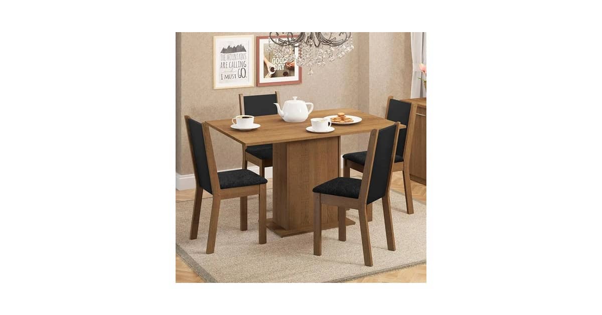 Melhor Mesa de 4 Cadeiras: 10 Modelos de Alta Durabilidade
