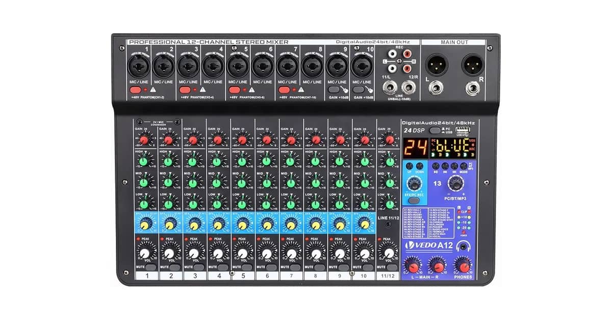 Melhor Mesa de Som 12 Canais: Guia Completo e Comparativo