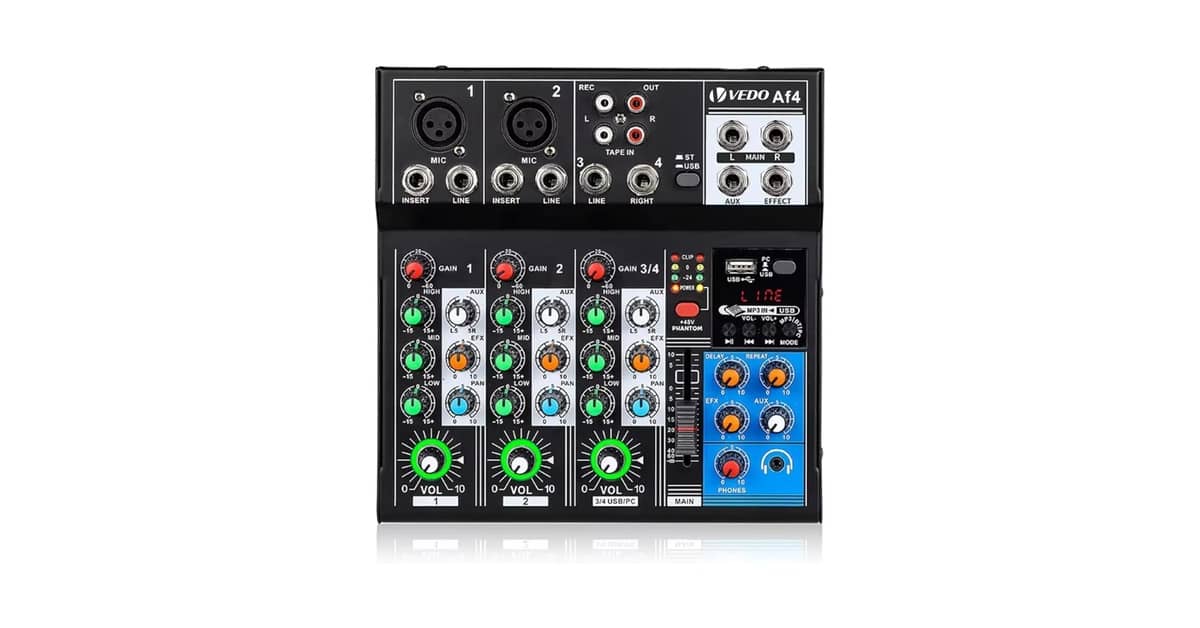 Melhor Mesa de Som 4 Canais: Guia Completo e Análise