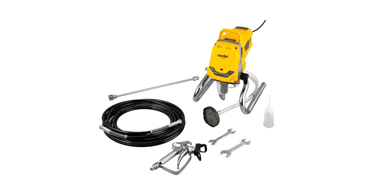 Melhor Opção de Máquina de Pintura Airless: 10 Modelos de Alta Pressão