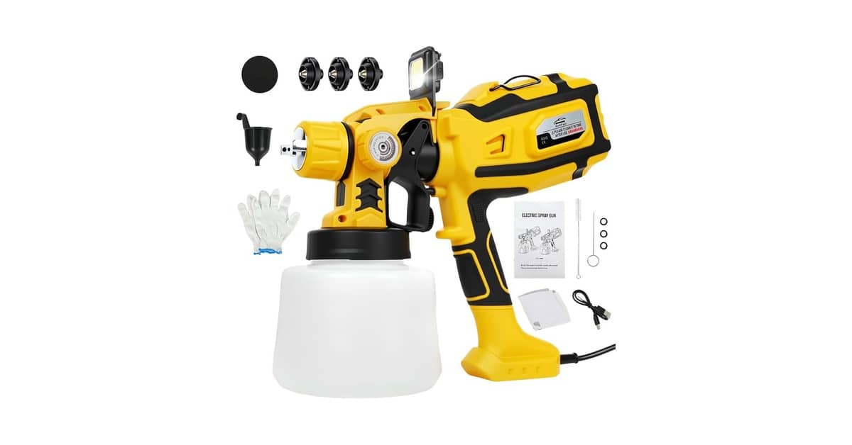 Melhor Pistola de Pintura de Parede: 7 Opções Profissionais