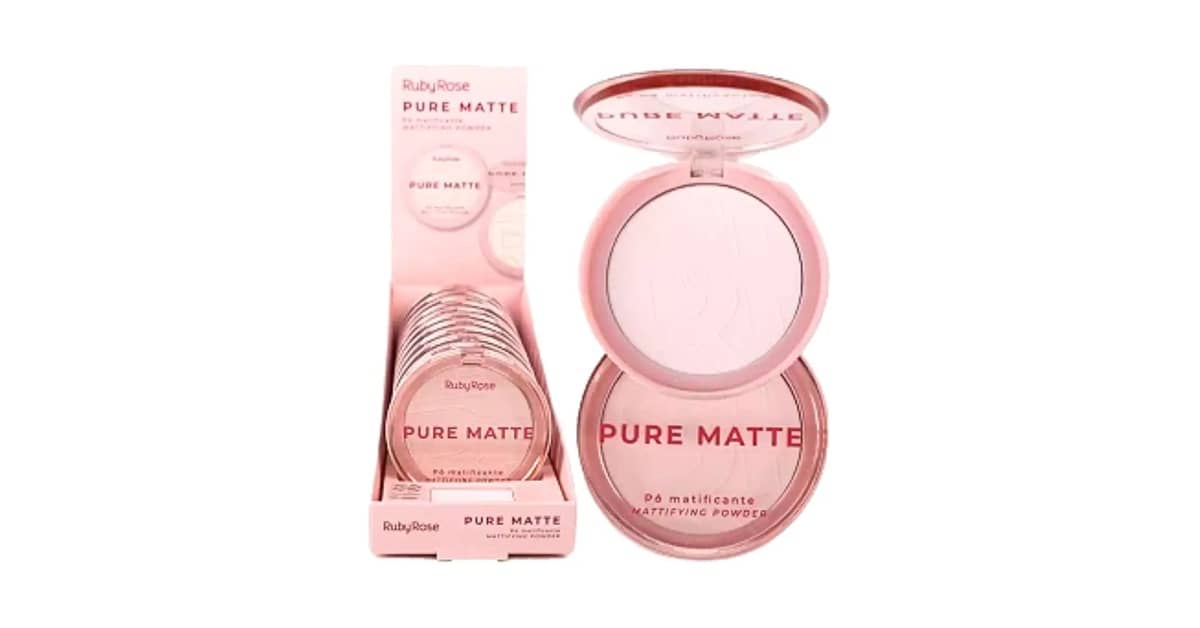 Melhor Pó Compacto Ruby Rose: Controle Oleosidade e Acabamento