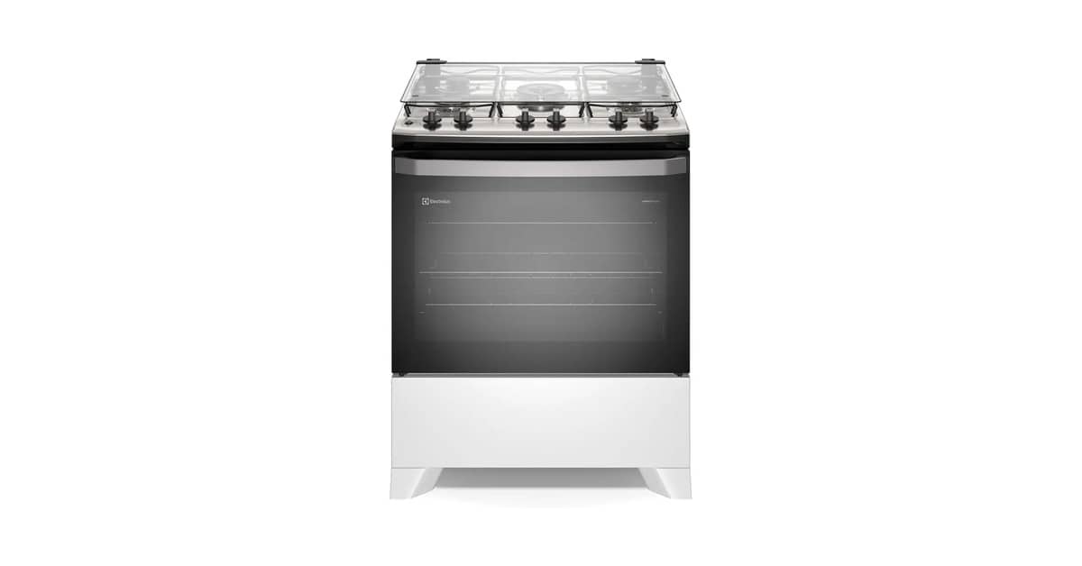 Melhor Preço Fogão Electrolux: 5 Bocas com PerfectCook