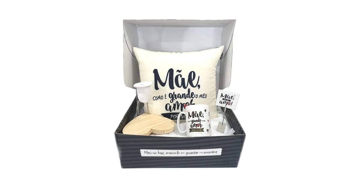 Melhor Presente pro dia das Maes: Kits e Canecas Encantadoras