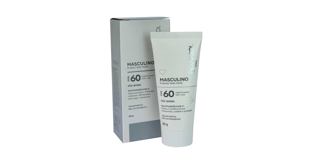 Melhor Protetor Solar para o Rosto Masculino: Toque Seco e Controle de Oleosidade