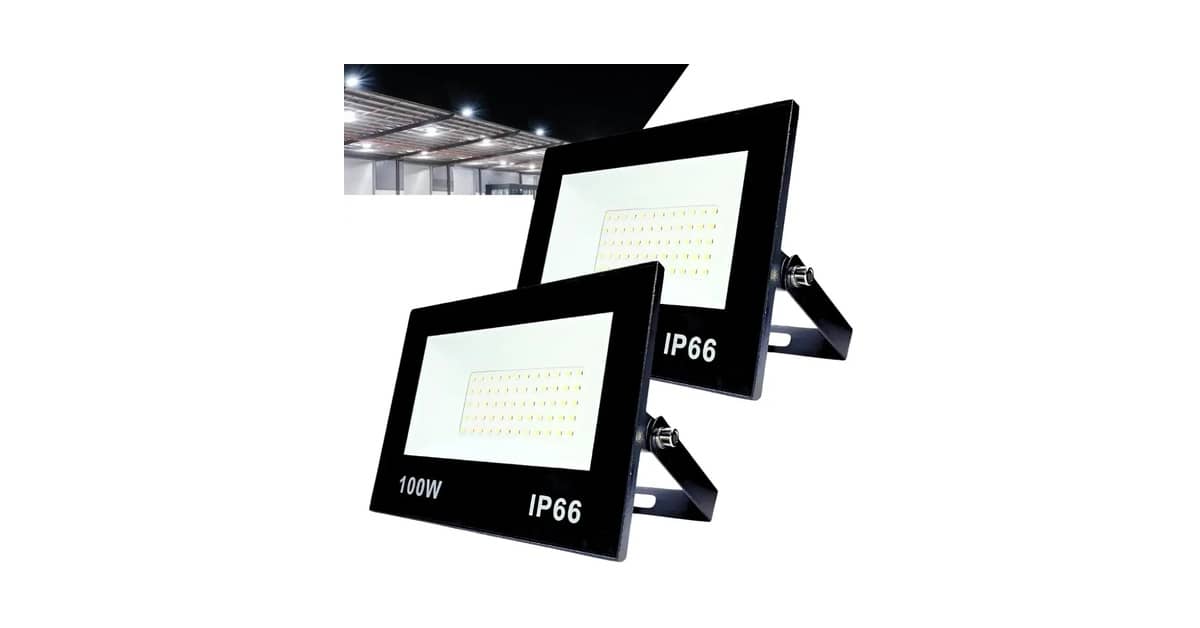 Melhor Refletor Led 100W: Guia de Potência e Durabilidade